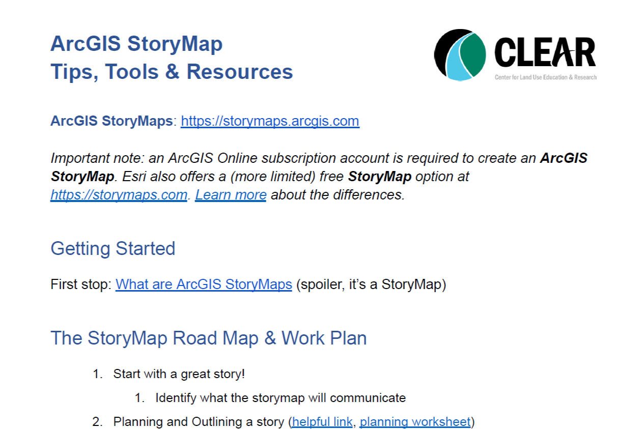 storymap guide screenshot